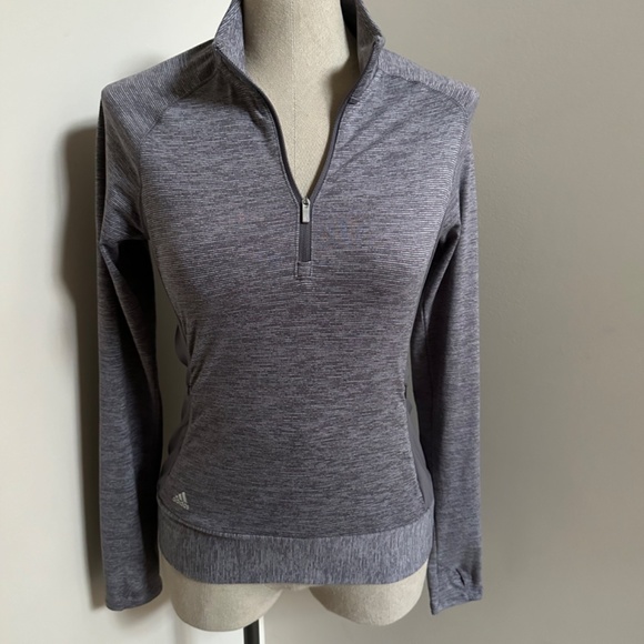 Adidas Long Sleeve Half Zip Up Golf Shirt XS - Picture 2 of 6